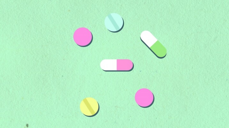 animação 2D de remédios 